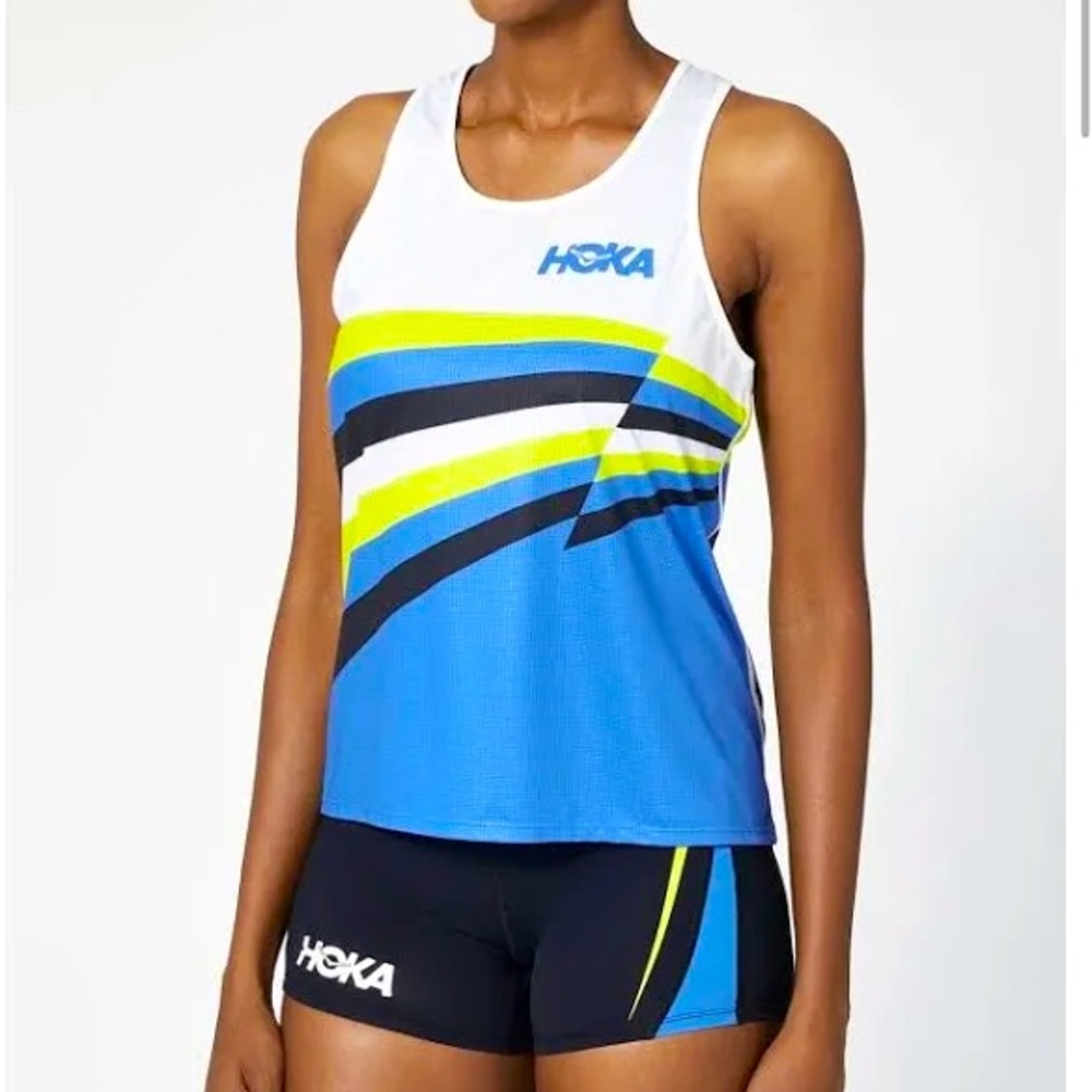 NEW WITH TAGS (Ltd. Ed.) HOKA Women's Breathable PRO RACE SINGLET (size small) !